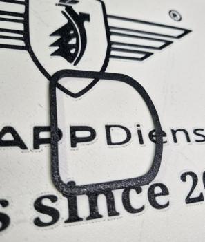 NEU Zünd­app Ta­cho­gum­mi eckig VDO in Schwarz für Typen 433 429 515 511 516 usw TPU